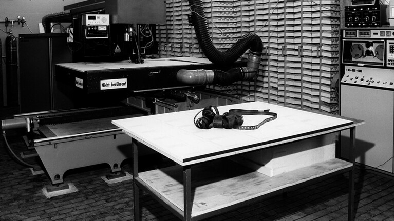 Marbach's first laser in the 1970s | © Marbach Group