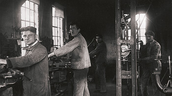 Marbach's first workshop after its foundation in 1925 | © Marbach Group