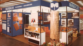 Marbach's first trade show appearance at Drupa 1977 | © Marbach Group