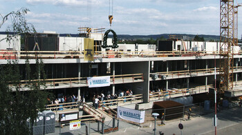 Marbach roofing ceremony for the new building at the main site in Heilbronn 2005 | © Marbach Group