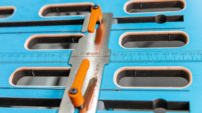 Stempel der Universal-Bogenablage für Nutzentrennstationen | © Marbach Group