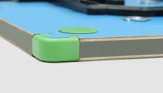 The dieboard Marbach greenplate is characterized by ecological sustainability. It consists of 30% of the primary raw material birch. 70% are from environmentally friendly secondary material. | © Marbach Group