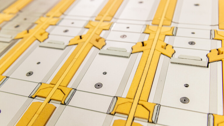 Marbach rillplattenform: Rilllinien durch hochpräzise Rillplatten. | © Marbach Group