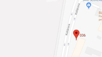 Google Map - Marbach location in Slovenia