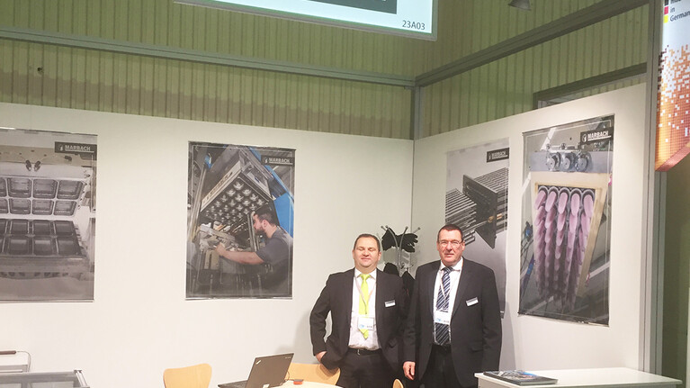 Marbach Stand Interplastica 2018 Dieter Schneider Martin Dörr