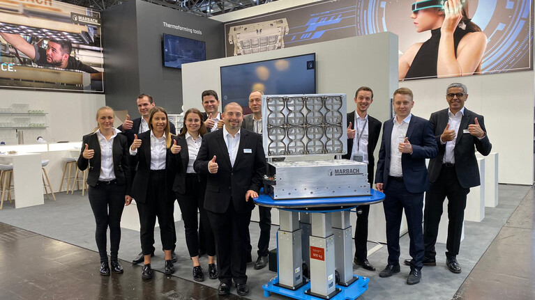Marbach Stand Team auf der K Messe 2019.