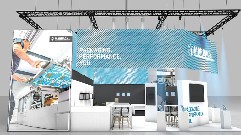 Marbach Stand at virtual.drupa 2021