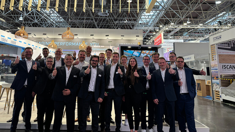 Marbach Standbesatzung auf der drupa 2024 in Düsseldorf | © Marbach Group