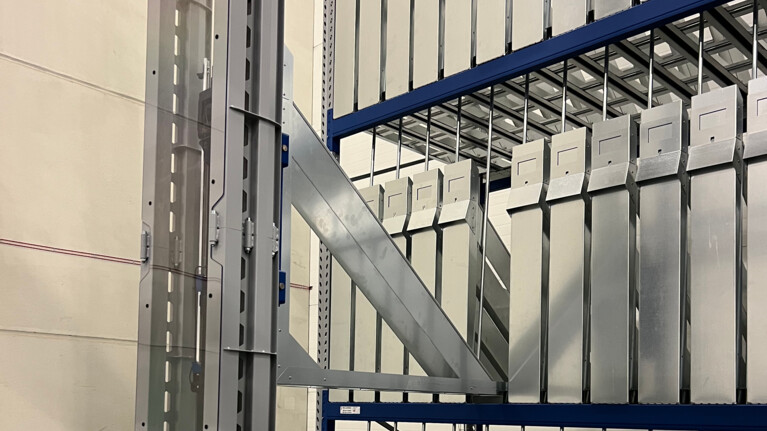 Marbach-Lagersystem MDSS bei der Firma ADAMS Packaging | © ADAMS