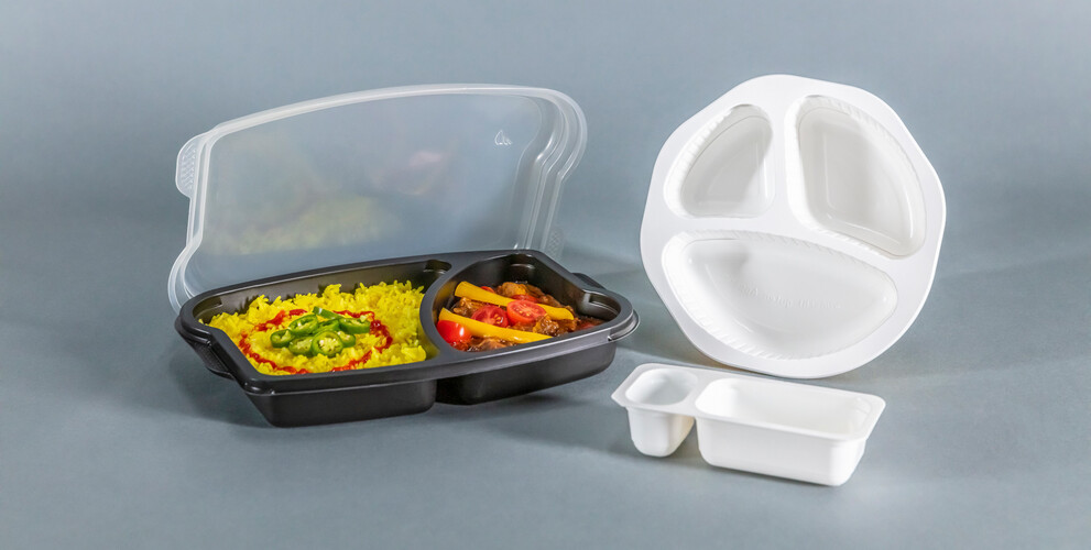 Mit den Thermoformwerkzeugen von Marbach können Sie Mehrkammer-Schalen problemlos herstellen. Identisch und funktional. Jetzt informieren. | © Marbach Group