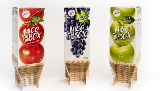 pure edge Verpackung am Point of Sal