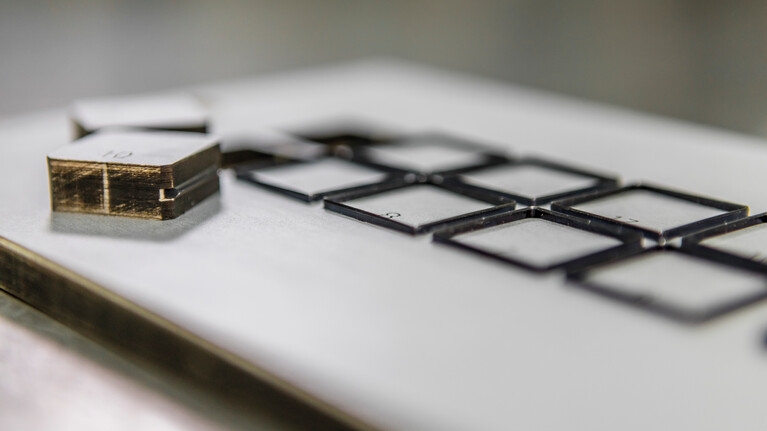 Stanzform für Etiketten