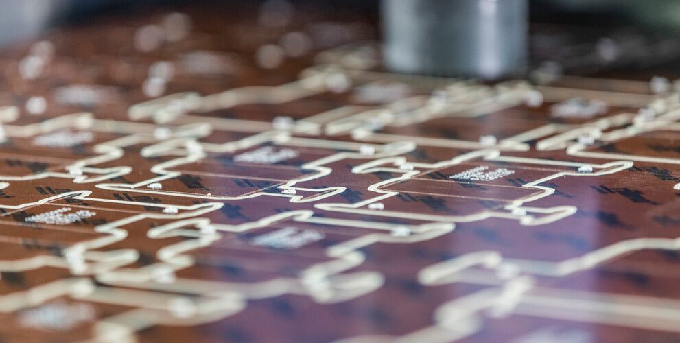 Gegenzurichtung mit rillma Hartpapier