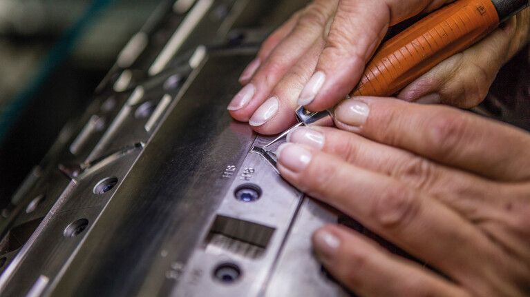 Rotationsstanzen von Marbach mit Segmenten für Zigarettenwerkzeug