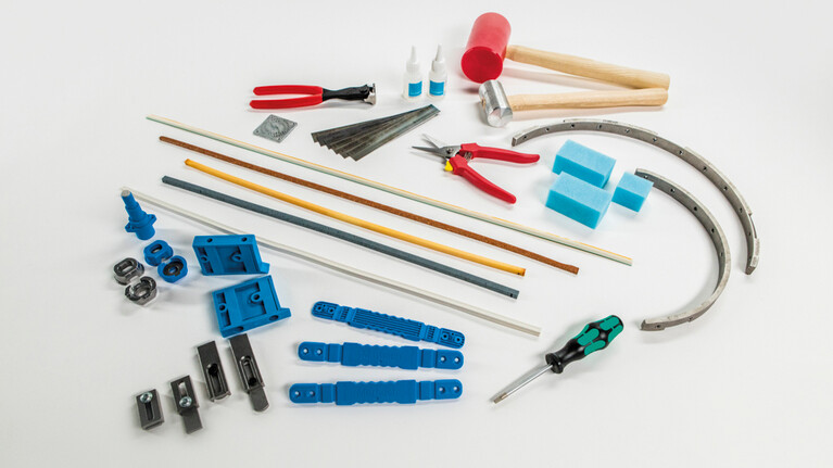 Materialien für die Stanzformenherstellung & Druckereibedarf / material for cutting-die manufacturing 