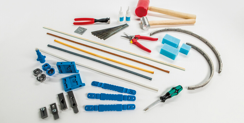 Materialien für die Stanzformenherstellung & Druckereibedarf / material for cutting-die manufacturing 