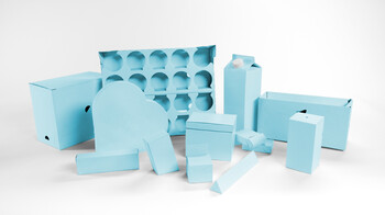 packaging made of paperboard, corrugated board & plastic