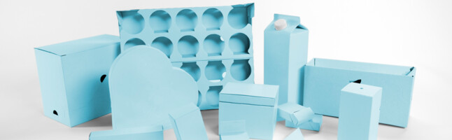 packaging made of paperboard, corrugated board & plastic