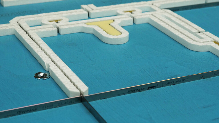 Stanzform marbaspeed für Wellpappe Verpackungen, cutting-die for corrugated board packaging