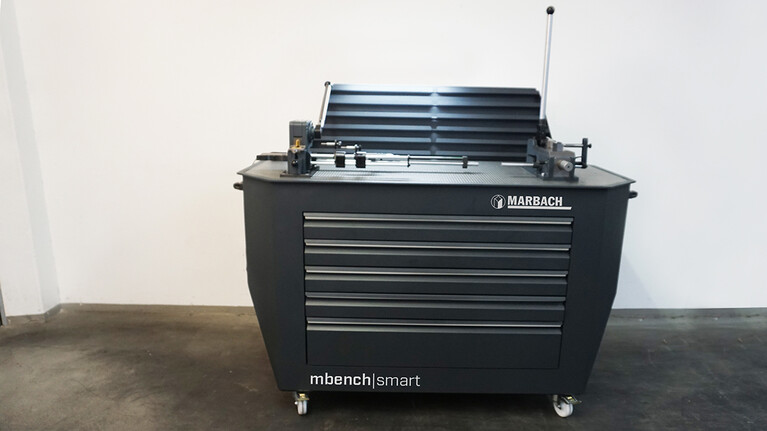 Maximum flexibility and efficiency: with the mobile repair workstation mbench|smart. | © Marbach Group