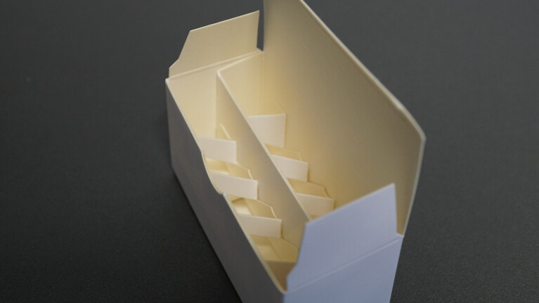 With Marbach cutting-die produced COVID-19 vaccine packaging by von Faller Packaging. | © Marbach Group