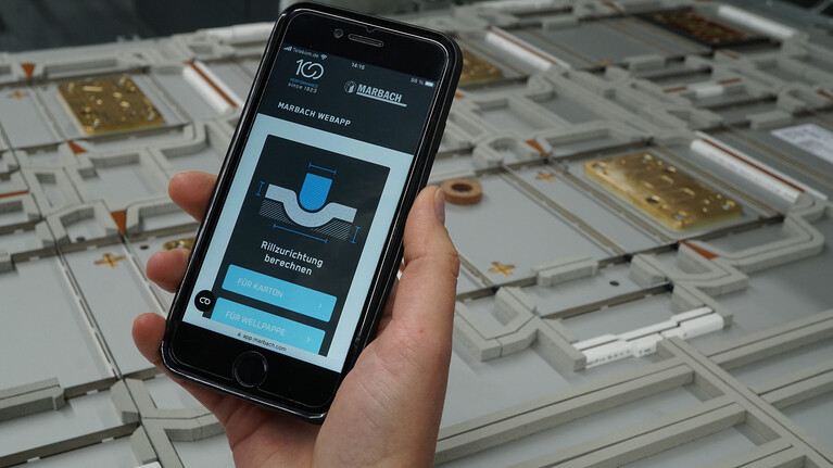 Die Marbach Web-App – der digitale Marbach-Berater für die passende Rillzurichtung. | © Marbach Group