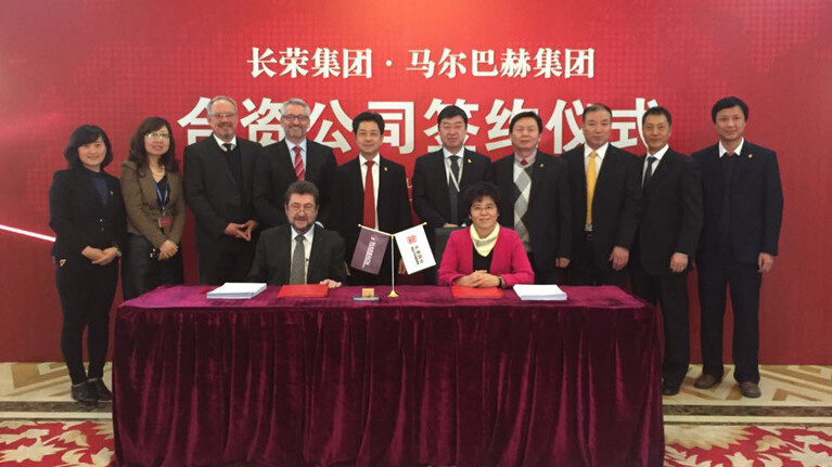 Joint Venture Marbach Masterwork China. 