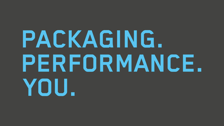 Packaging. Performance. You. The new Marbach Slogan.