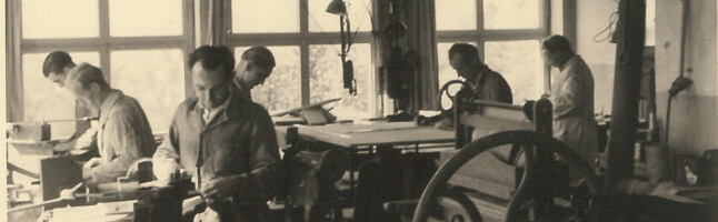 Marbach production of cutting-dies after 1945