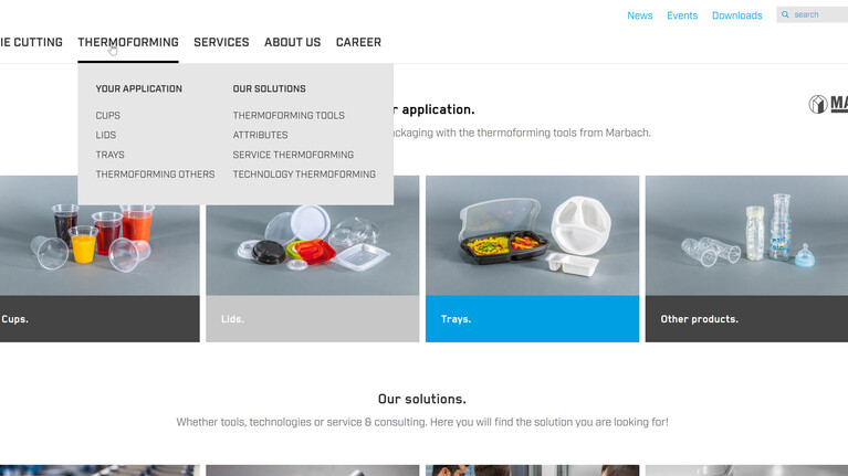 Thermoforming Website Marbach | © Marbach Group