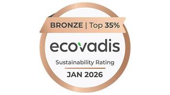 Marbach was awarded with the EcoVadis silver medal in 2023. | © Marbach Group