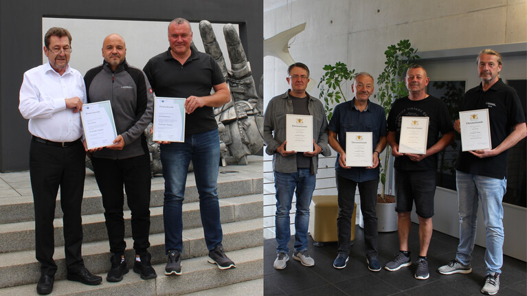 Marbach ehrt Beschäftigte für ihre langjährige Zugehörigkeit | © Marbach Group