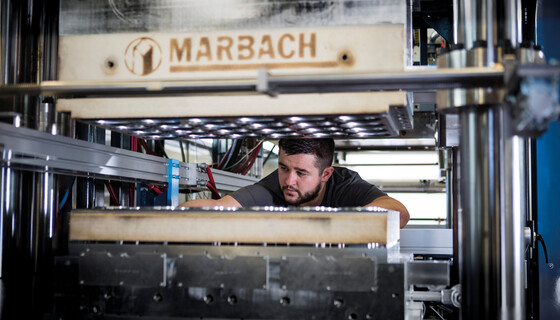 Vorstrecker mit Schnellwechsel für Marbach Thermoformwerkzeuge für Stempel und Matritze Vorstrecker mit Schnellwechsel für Marbach Thermoformwerkzeuge für Stempel und Matritze