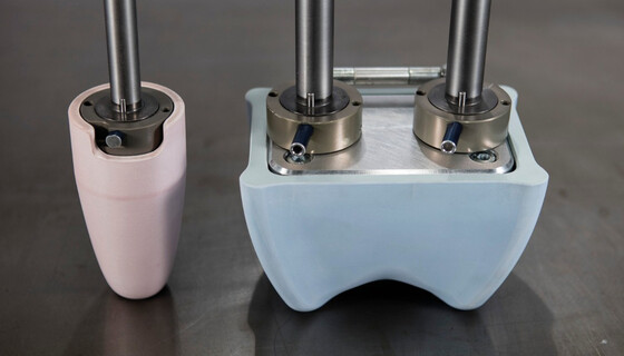 Vorstrecker mit Schnellwechsel für Marbach Thermoformwerkzeuge für Stempel und Matritze