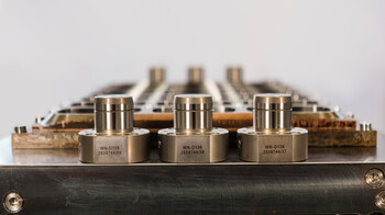 Six guiding pins for precise cutting and less wear for a long life of Marbach thermoforming tools