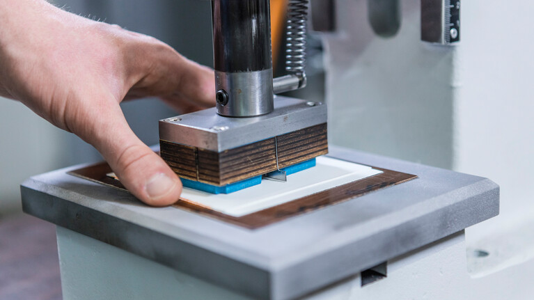 Bandstahl Testwerkzeug für Marbach Thermoformwerkzeuge