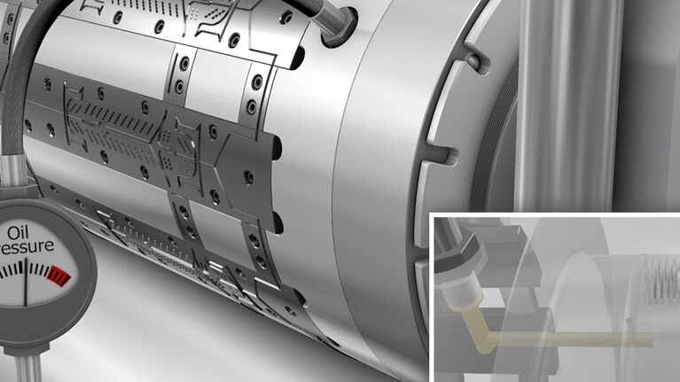 Rotationsstanzen, Schneidspalt anpassung